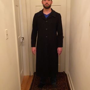 Men’s formal wool coat- size large